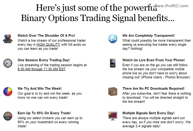 profitable signals for binary options