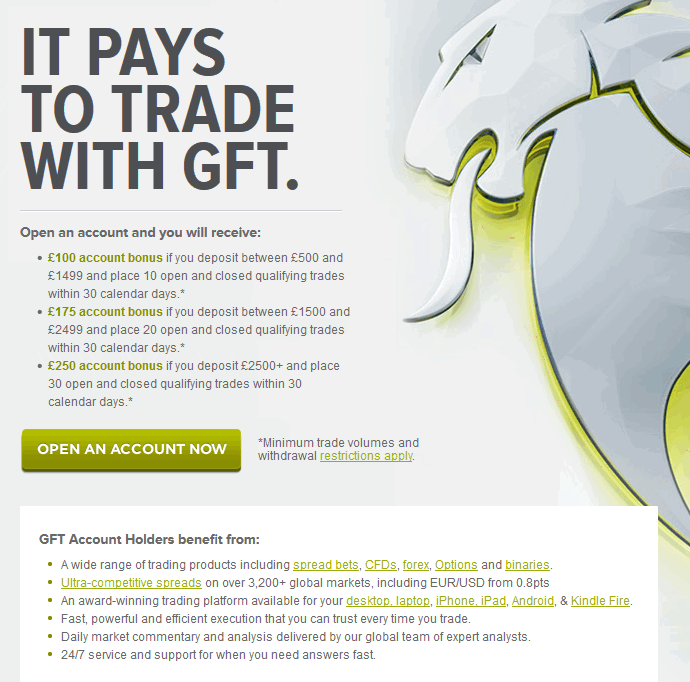 gft bonuses