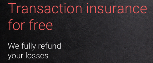 Binomo Transaction Insurance bonus cover