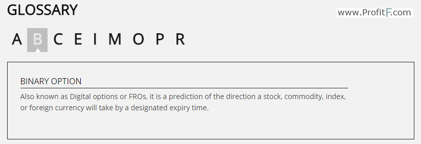 sternoptions-glossary-section