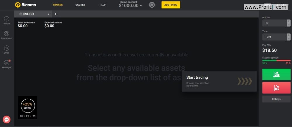 binary option brokers with demo accounts