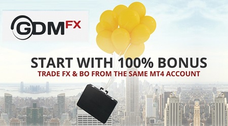 100% Forex and Binary Bonus - GDMFX