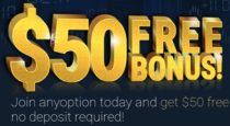 $50 No Deposit Bonus – AnyOption