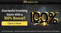 100% Welcome Deposit Bonus – 24OPTION